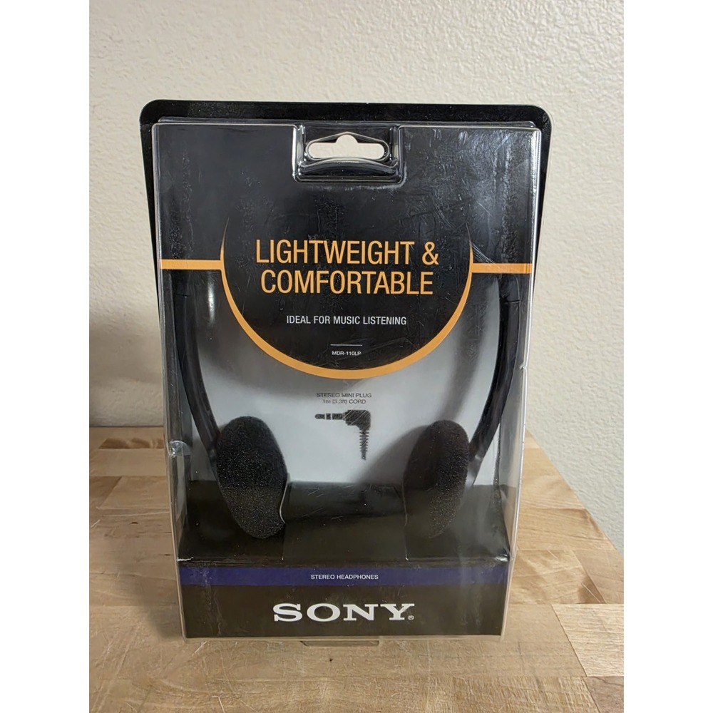 SONY‎ Lightweight & Comfortable Stereo Over the Ear Headphones MDR-110LP